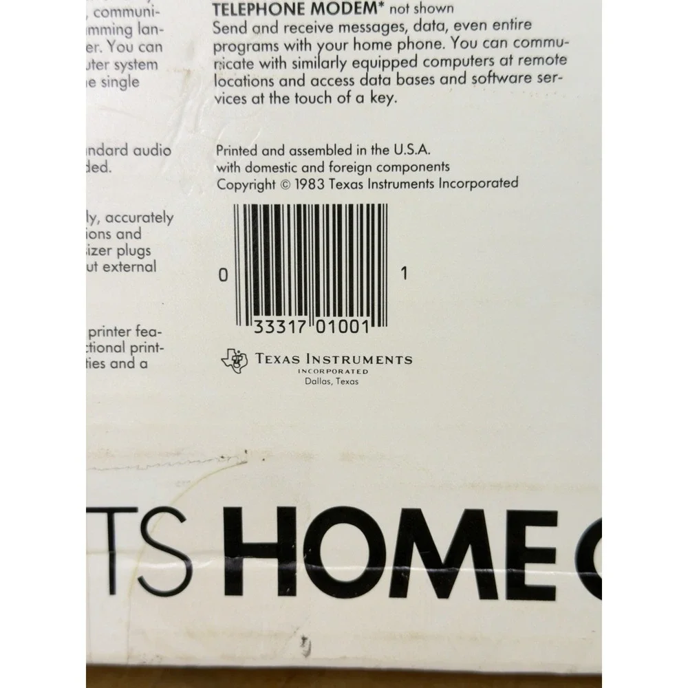 Vtg‎ TI-99/4A Texas Instruments Home Computer Boxed w/ Controllers Repair READ